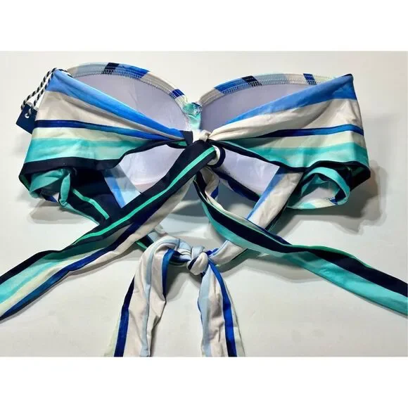 Sonnet Shores NWT size 10 bikini swim top bandeau - Picture 5 of 8